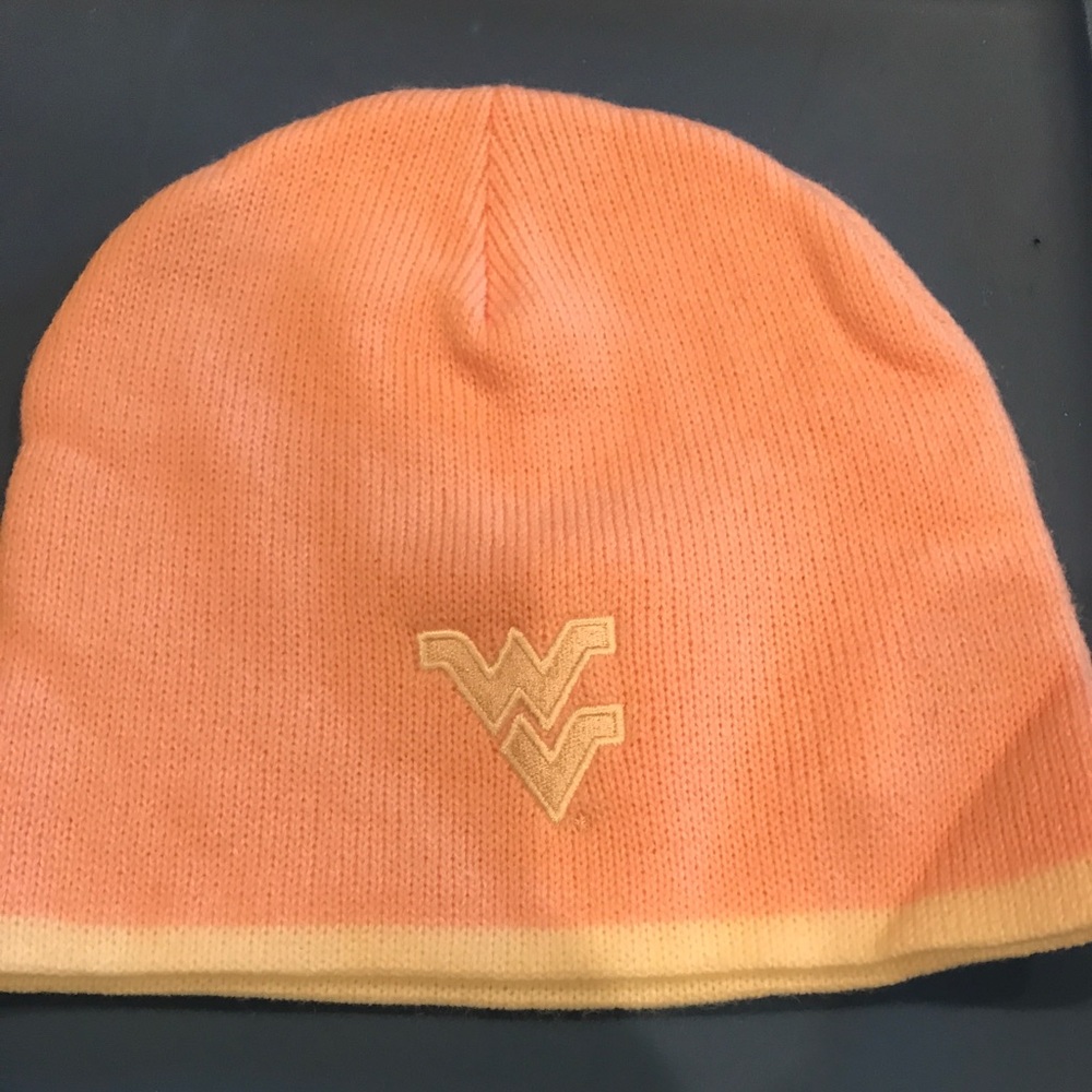 💙Pink and White WVU hat